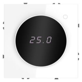 Терморегулятор электронный для теплого пола S70 (белый глянцевый) / Voltum VLS070101