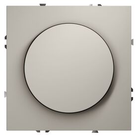 Светорегулятор поворотно-нажимной 600 Вт S70 (кашемир) / Voltum VLS070303