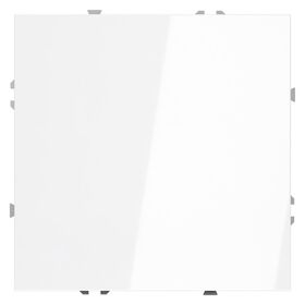 Заглушка с суппортом S70 (белый глянцевый) / Voltum VLS080101