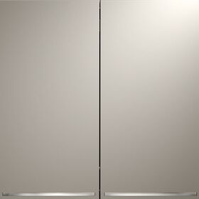 Выключатель двухклавишный с подсветкой S70 (кашемир) / Voltum VLS020203