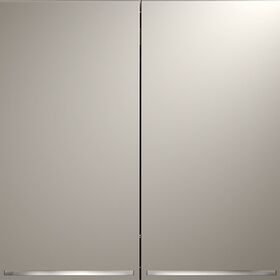 Проходной переключатель двухклавишный с подсветкой S70 (кашемир) / Voltum VLS020403