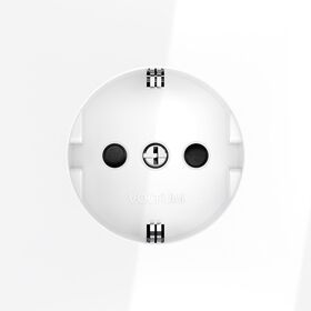 Розетка с заземлением и защитными шторками S70 (белый глянцевый) / Voltum VLS040201