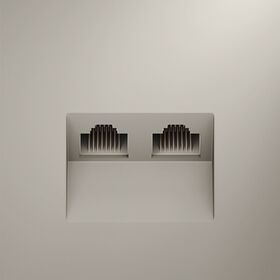 Розетка компьютерная двойная RJ45+RJ45 кат.6 S70 (кашемир) / Voltum VLS060203