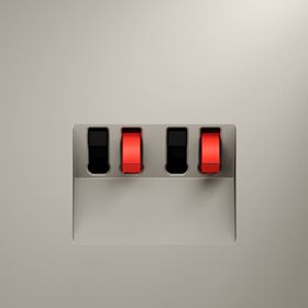 Розетка акустическая 4-местная S70 (кашемир) / Voltum VLS060303