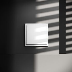 Выключатель с самовозвратом одноклавишный S70 (белый глянцевый) / Voltum VLS010601