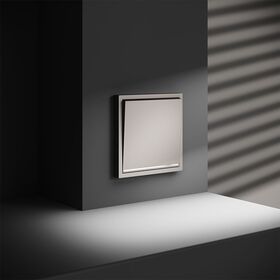 Проходной переключатель одноклавишный с подсветкой S70 (кашемир) / Voltum VLS010403