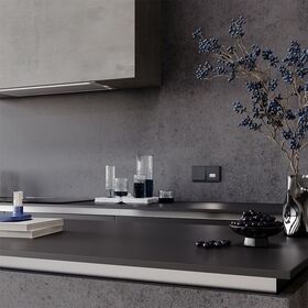 Выключатель одноклавишный S70 (графит) / Voltum VLS010107