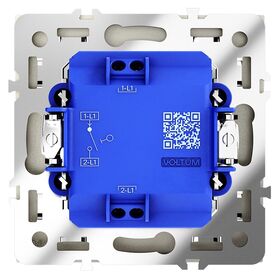 Выключатель одноклавишный S70 (шелк) / Voltum VLS010104