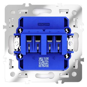 Розетка акустическая 4-местная S70 (кашемир) / Voltum VLS060303