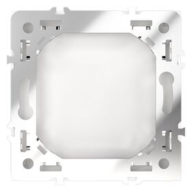 Заглушка с суппортом S70 (белый глянцевый) / Voltum VLS080101