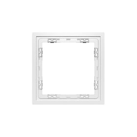 Рамка пластиковая на 1 пост S70 (белый матовый) / Voltum VLS100102