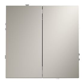 Перекрестный переключатель двухклавишный S70 (кашемир) / Voltum VLS020503