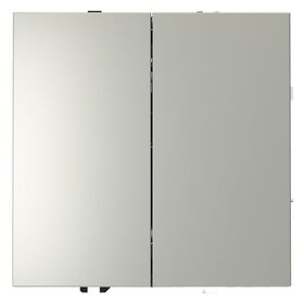 Перекрестный переключатель двухклавишный S70 (сталь) / Voltum VLS020505