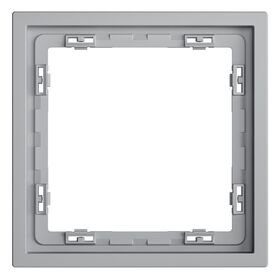 Рамка пластиковая на 1 пост S70 (серый) / Voltum VLS100116