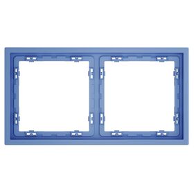 Рамка пластиковая на 2 поста S70 (деним) / Voltum VLS100215
