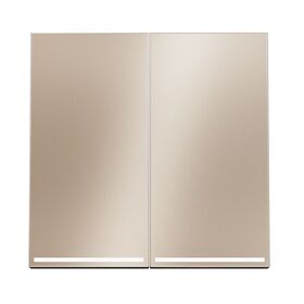 Клавиши для выключателя/переключателя двухклавишного с подсветкой S70 Metal (платина) / Voltum VLSM000410