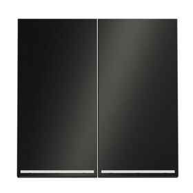 Клавиши для выключателя/переключателя двухклавишного с подсветкой S70 Metal (антрацит) / Voltum VLSM000412