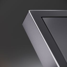 Накладка для розетки с заземлением и защитными шторками, с USB A+C S70 Metal (антрацит) / Voltum VLSM001012