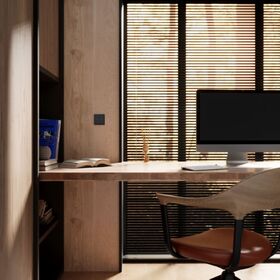 Выключатель для жалюзи S70 (черный матовый) / Voltum VLS020708