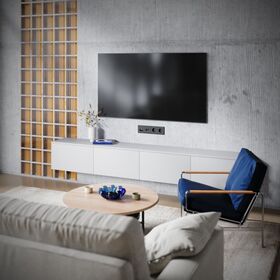 Розетка телевизионная TV+RJ45 кат. 6 S70 (черный матовый) / Voltum VLS060708