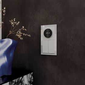 Рамка стеклянная на 2 поста S70 (сталь, стекло) / Voltum VLS110205