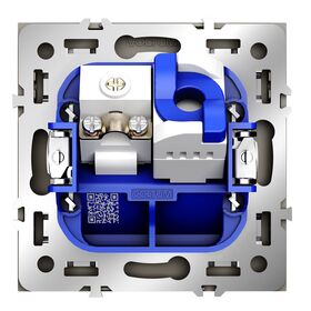 Розетка телевизионная TV+RJ45 кат. 6 S70 (кашемир) / Voltum VLS060703