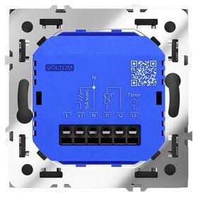 Терморегулятор электронный для теплого пола S70 (графит) / Voltum VLS070107