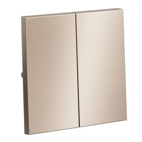 Клавиши для выключателя/переключателя двухклавишного S70 Metal (платина) / Voltum VLSM000310