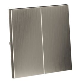 Клавиши для выключателя/переключателя двухклавишного S70 Metal (никель) / Voltum VLSM000311