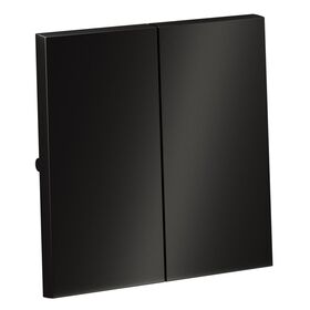 Клавиши для выключателя/переключателя двухклавишного S70 Metal (антрацит) / Voltum VLSM000312