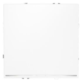 Выключатель одноклавишный с подсветкой S70 (белый матовый) / Voltum VLS010202