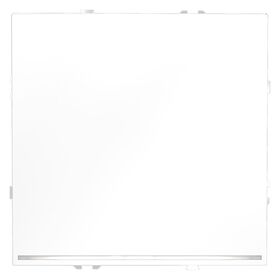 Проходной переключатель одноклавишный с подсветкой S70 (белый матовый) / Voltum VLS010402