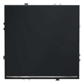 Проходной переключатель одноклавишный с подсветкой S70 (графит) / Voltum VLS010407