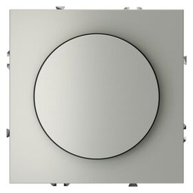 Светорегулятор поворотно-нажимной 600 Вт S70 (сталь) / Voltum VLS070305