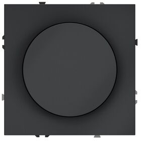 Светорегулятор поворотно-нажимной 600 Вт S70 (графит) / Voltum VLS070307