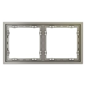 Рамка пластиковая на 2 поста S70 (шелк) / Voltum VLS100204