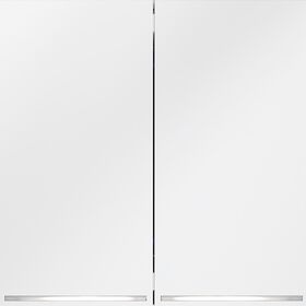 Выключатель двухклавишный с подсветкой S70 (белый матовый) / Voltum VLS020202