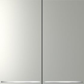 Выключатель двухклавишный с подсветкой S70 (сталь) / Voltum VLS020205