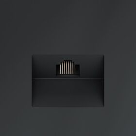 Розетка компьютерная RJ45 кат.6 S70 (графит) / Voltum VLS060107