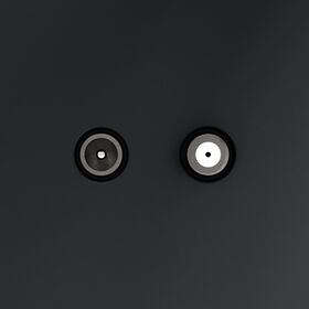 Розетка телевизионная оконечная TV+SAT S70 (графит) / Voltum VLS060407