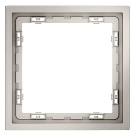 Рамка пластиковая на 1 пост S70 (кашемир) / Voltum VLS100103