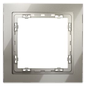 Рамка стеклянная на 1 пост S70 (шелк, стекло) / Voltum VLS110104