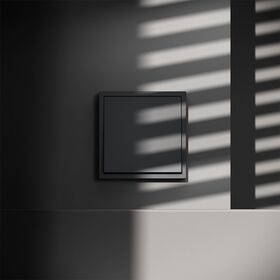 Выключатель с самовозвратом одноклавишный S70 (графит) / Voltum VLS010607