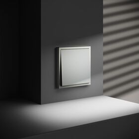 Выключатель с самовозвратом одноклавишный S70 (сталь) / Voltum VLS010605