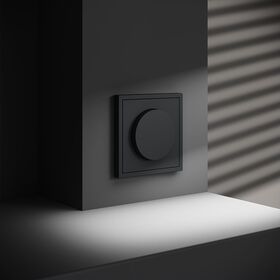 Светорегулятор поворотно-нажимной 600 Вт S70 (графит) / Voltum VLS070307