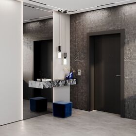 Выключатель двухклавишный с подсветкой S70 (сталь) / Voltum VLS020205