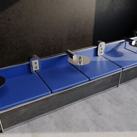 Рамка стеклянная на 3 поста S70 (шелк, стекло) / Voltum VLS110304