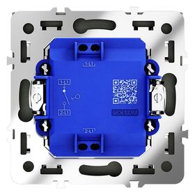 Выключатель одноклавишный S70 (черный матовый) / Voltum VLS010108