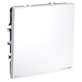 Выключатель одноклавишный с подсветкой S70 (белый матовый) / Voltum VLS010202