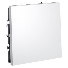 Проходной переключатель одноклавишный S70 (белый матовый) / Voltum VLS010302